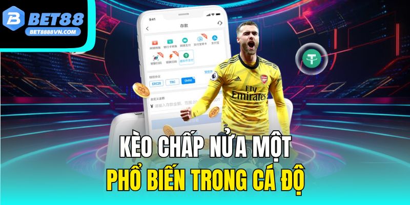 Kèo chấp nửa một phổ biến trong cá độ